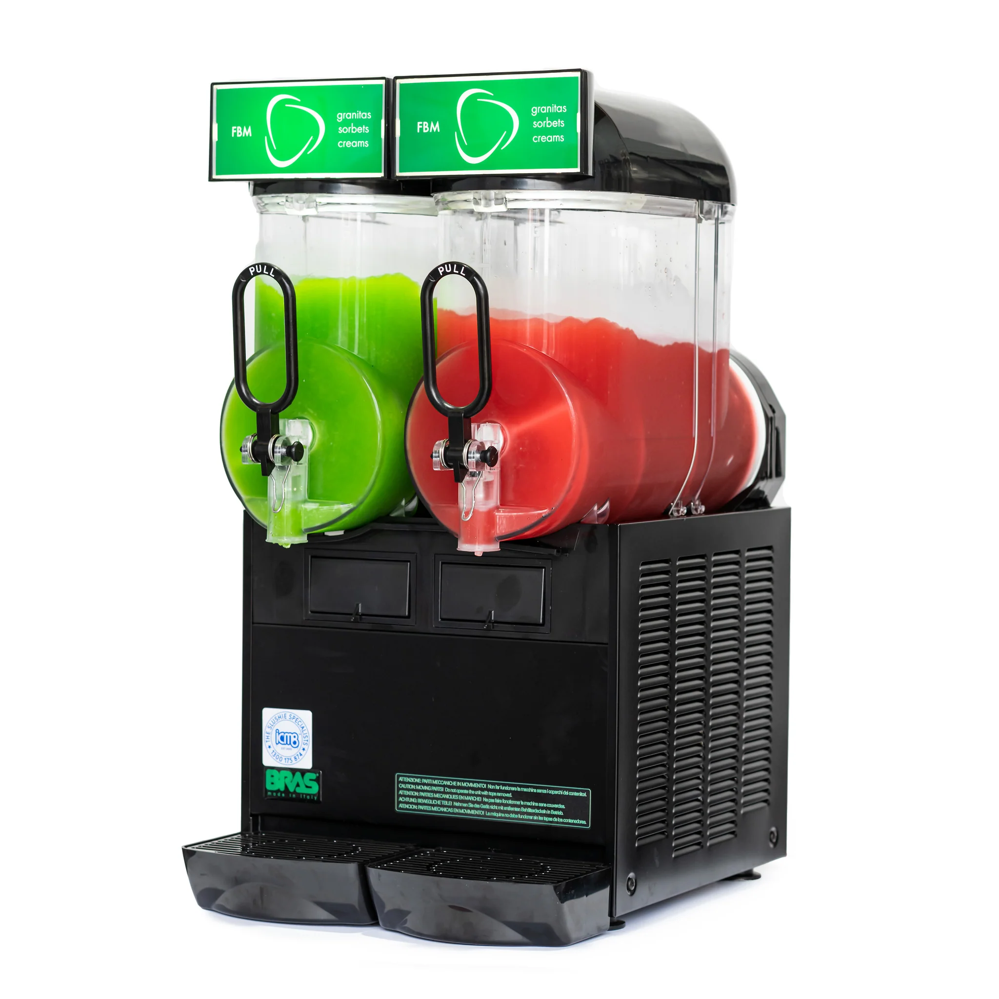 BRAS FBM2 Black Slushie Machine 2 x 10L